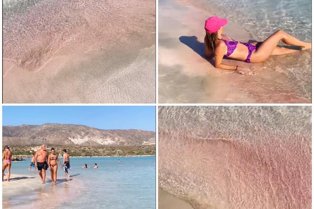 Da li je roze plaža na Kritu zaista roze? Milica je posetila, pa otkrila šta je istina (VIDEO)