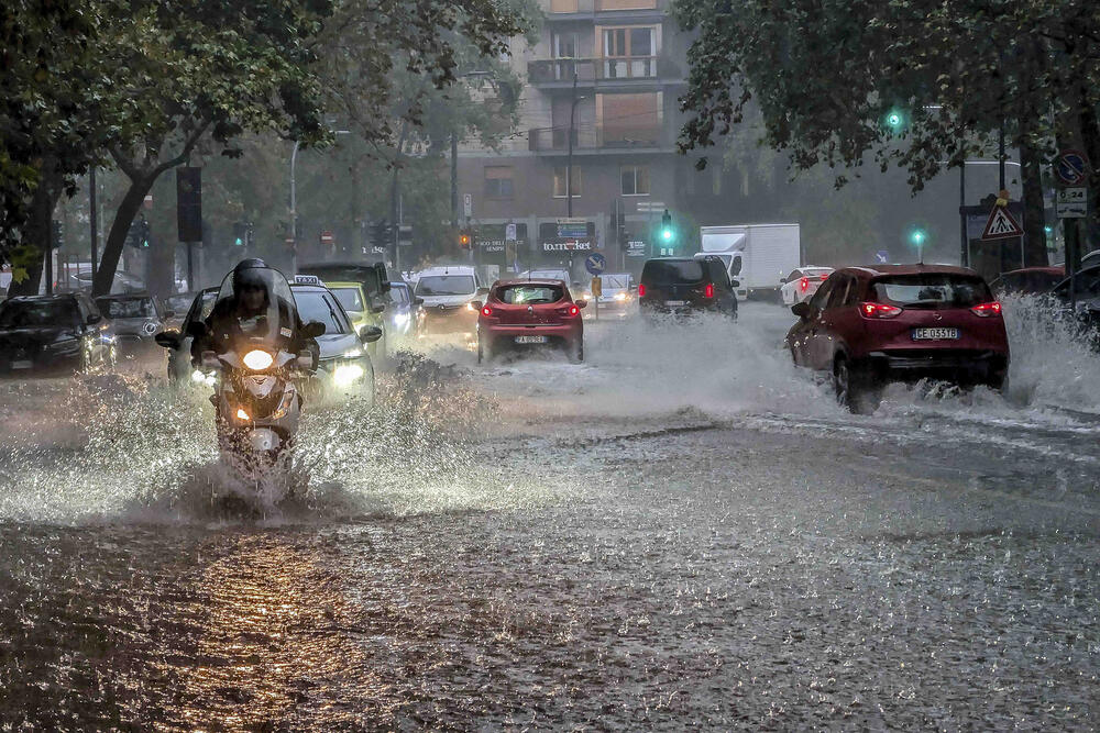 Italija, Milano, poplave