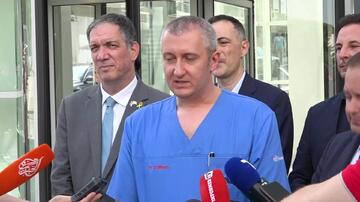 Beograd, doktor Dušan Micić - Pacijent je stabilno, nalazi se na intenzivnoj nezi, očekuje ga brz oporavak