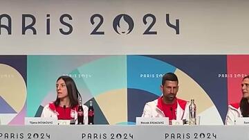 Novak Đoković  konferencija na Olimpijskim igrama